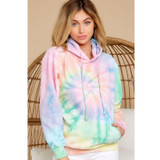 Tie-dye Printed Long Sleeve Hoodies Sweatshirts