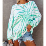 Tie-dye Knitted Sweater Pullover