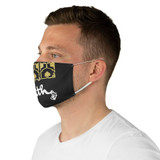 Black FAITH Fabric Face Mask