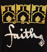 Black Graphic "Faith" Tee