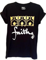 Black Graphic "Faith" Tee