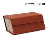 Leather Multiple Glasses Storage Case