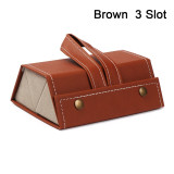 Leather Multiple Glasses Storage Case