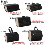 Leather Multiple Glasses Storage Case
