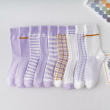 Color Crew Socks Set