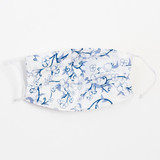 Ivory Floral Face Mask