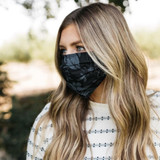 Shadow Floral Face Mask