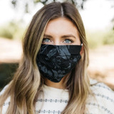 Shadow Floral Face Mask