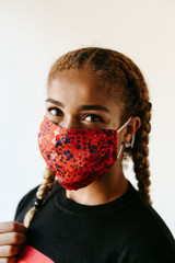 Wildflower Satin Face Mask
