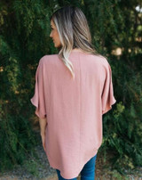 Mauve Boho Top