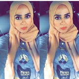 Gray Graphic "Turban Girl" Women's Tee