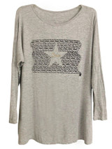 Gray Women's "Dream" Graphic Long Tunic