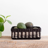 All Purpose Storage Tray | Black + White band