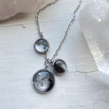 My Moon Family Clustered Necklace - Multiple Phases
