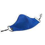 Silk Cloth Face Mask - Olive/Navy
