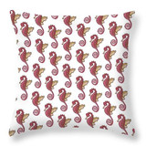 Seahorse Throw Pillow