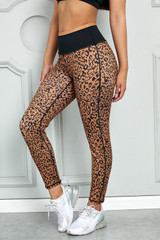 Wide Waistband Active Yoga Leggings