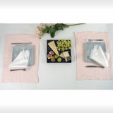 Set of handmade linen placemats