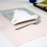 Set of handmade linen placemats