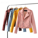 PU Leather Jacket Outerwear