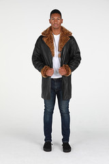 Ulman Men's Winter Leather Coat