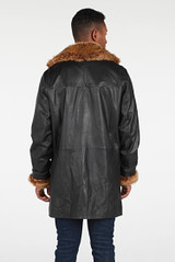 Ulman Men's Winter Leather Coat