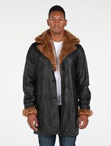 Ulman Men's Winter Leather Coat