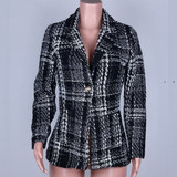 Blazer Jackets Long Sleeve Turn-down Collar Pockets