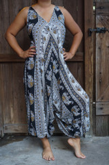 Elephant Boho Hippie Jumpsuit Rompers