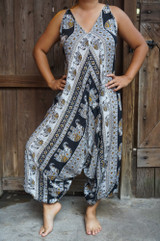 Elephant Boho Hippie Jumpsuit Rompers