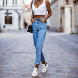 Jeans Woman Fashion Ladies  Skinny Pencil Pants