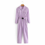 Women Fashion Causal High Waist Long Jumpsuit
