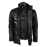 Men's Tiberius Premium Lambskin Leather Coat