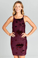 Velvet Bodycon Mini Dress