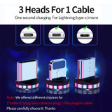 Udyr 2m Magnetic Micro USB Cable For iPhone Samsung Android Mobile Phone Fast Charging USB Type C Cable Magnet Charger Wire Cord