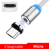 Udyr 2m Magnetic Micro USB Cable For iPhone Samsung Android Mobile Phone Fast Charging USB Type C Cable Magnet Charger Wire Cord