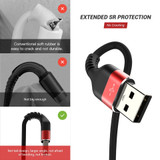 QGeeM Micro USB Cable 2.4A Nylon Fast Charge USB Data Cable for Samsung Xiaomi LG Tablet Android Mobile Phone USB Charging Cable