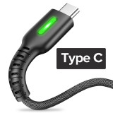 INIU 3m 2.4A LED USB Cable Charger For iPhone 11 Pro XS MAX XR X 8 7 6S 6 Plus 5 5S Fast Charging Mobile Phone Charge Data Cord