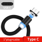 OLAF Magnetic Charger phone charging cord Micro USB Cable Magnetic Cable 2m USB Type C USB C Cable For iPhone X Samsung Xiaomi