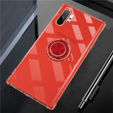 For Samsung Galaxy Note 10 Plus Case Transparent Ejectable Ring Soft Silicone Airbag Case For S10 Plus 5G S10e A70 A50 A30 A20