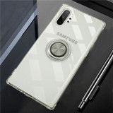 For Samsung Galaxy Note 10 Plus Case Transparent Ejectable Ring Soft Silicone Airbag Case For S10 Plus 5G S10e A70 A50 A30 A20