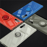 For Samsung Galaxy Note 10 Plus Case Transparent Ejectable Ring Soft Silicone Airbag Case For S10 Plus 5G S10e A70 A50 A30 A20