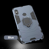 Luxury Armor For Xiaomi Pocophone F1 Case Shockproof PC+TPU Protective Back Cover For Poco F1 Case Magnetic Holder Ring Bracket