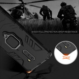 Luxury Armor For Xiaomi Pocophone F1 Case Shockproof PC+TPU Protective Back Cover For Poco F1 Case Magnetic Holder Ring Bracket