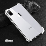 USLION Shockproof Armor Clear Case For iPhone 11 Pro Max XS Max XR X 8 7 6 6s Plus 5 5s SE Transparent Phone Cases Airbag Cover