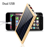 HOT Solar Power Bank 30000mah External Battery 2 USB LED Powerbank Portable Mobile phone Solar Charger for Xiaomi iphone huawie