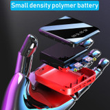 Mini Power Bank 12000mAh For iPhone X Xiaomi Mi Powerbank Pover Bank Charger Dual Usb Ports External Battery Poverbank Portable