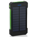 30000mAh Solar Power Bank Waterproof Solar Charger Dual USB External Charger Powerbank for Xiaomi huawei iPhone 7 8 Samsung