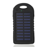 Top Solar Power Bank Waterproof 12000mAh Solar Charger 2 USB Ports External Charger Powerbank for Xiaomi MI iPhone 8 Smartphone