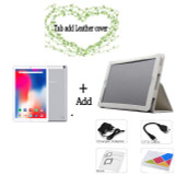 New System 10.1 inch Tablet PC 3G Phone Call Android 8.0 Wi-Fi Bluetooth 4GB/64GB Octa Core Dual SIM Support Tablet +Keyboard